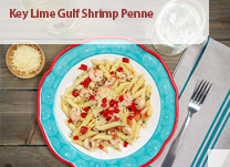 Key Lime Gulf Shrimp Penne